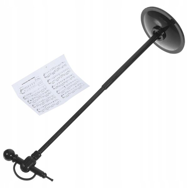Mini microfono per casa delle bambole con spartiti, set 5 pezzi nero