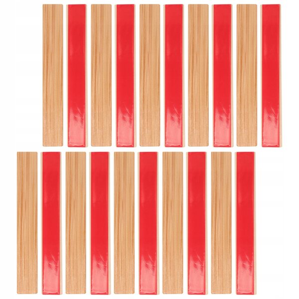 Set 20 Mini Pannelli Pavimento in Legno per Modellismo e Decorazioni Miniature