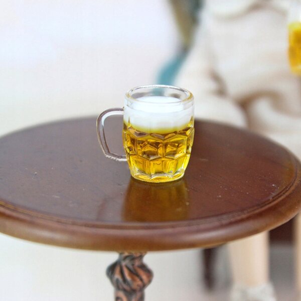 Set 10 Mini Bicchieri in Resina per Decorazioni Casa e Miniature