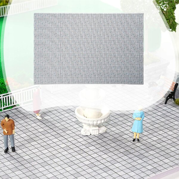 Miniatur-PVC-Puppenhaus-Bodenfliesen 30 x 9,5 cm
