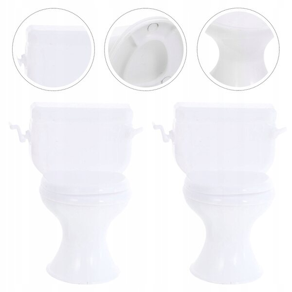 Interaktive Minispiel-Toilette für Puppen – Lern- und Kreativspielzeug