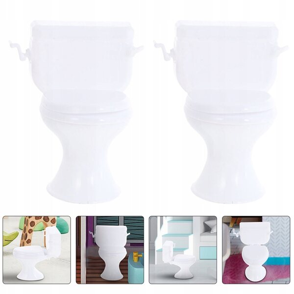 Interaktive Minispiel-Toilette für Puppen – Lern- und Kreativspielzeug