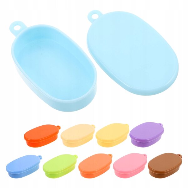 Set 10 Mini Contenitori in Plastica per Pranzo per Casa delle Bambole Colorati