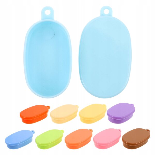 Set 10 Mini Contenitori in Plastica per Pranzo per Casa delle Bambole Colorati