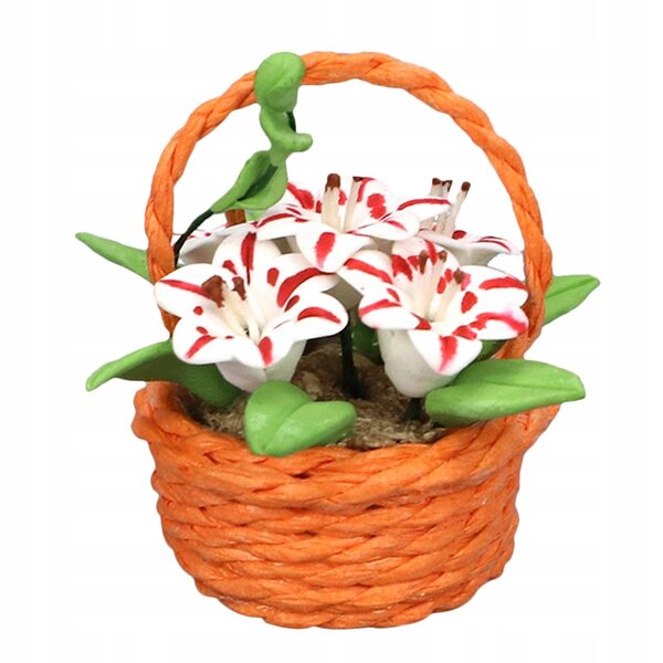 1 SZT. MINI KOSZYK LILIA - DEKORACJA STOŁU I DOMU