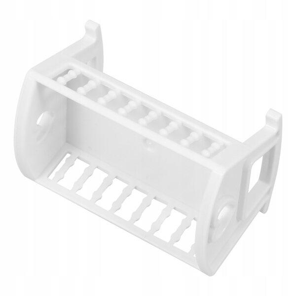 Mini letto bianco per casa delle bambole in ABS, decorazione delicata e realistica
