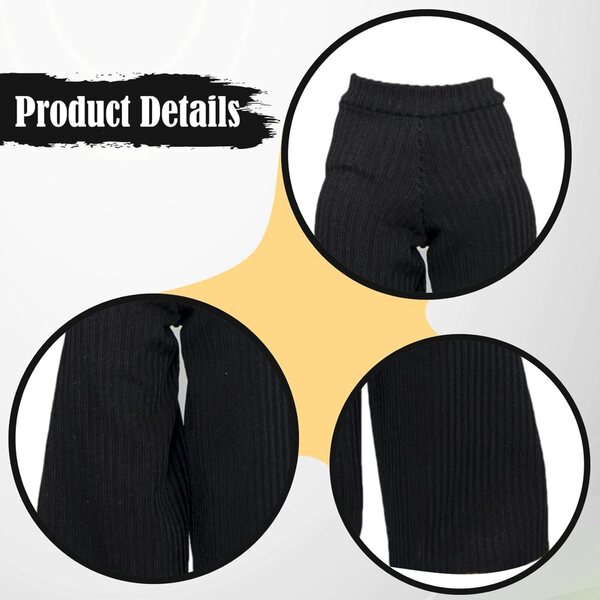 Colcolo Pantaloni in Tessuto per Action Figure 1/12 Donna, Eleganti e Resistenti