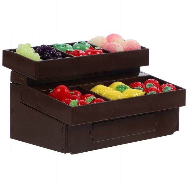 Alzata per frutta in miniatura per casa delle bambole - Modello realistico fai-da-te