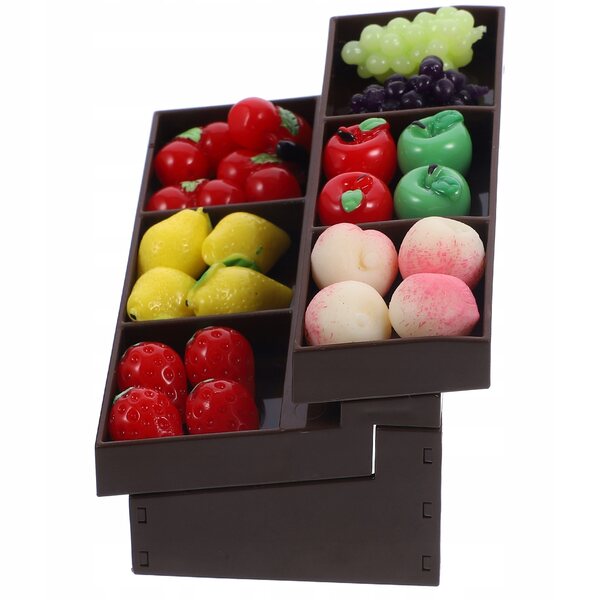 Alzata per frutta in miniatura per casa delle bambole - Modello realistico fai-da-te