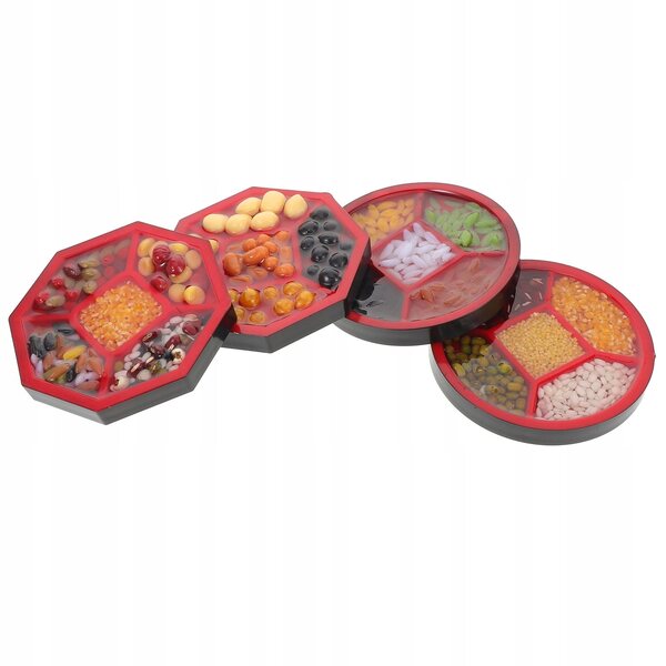 Set 4 Miniature Piatti con Cibo Realistico per Casa delle Bambole e Fotografia