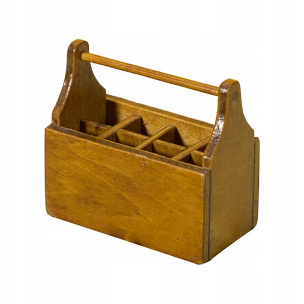 Mini casa delle bambole in legno con set accessori decorativi scala 1:12