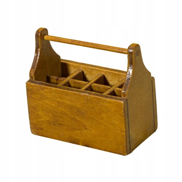 Mini casa delle bambole in legno con set accessori decorativi scala 1:12