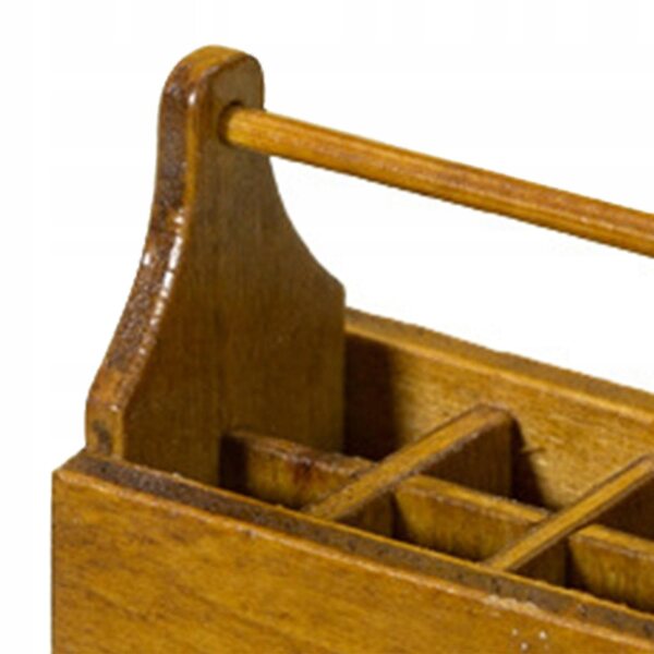 Mini casa delle bambole in legno con set accessori decorativi scala 1:12