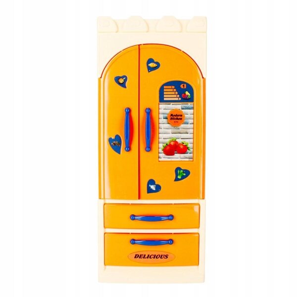 Meubles de cuisine pour poupée avec réfrigérateur, jeu éducatif à partir de 3 ans