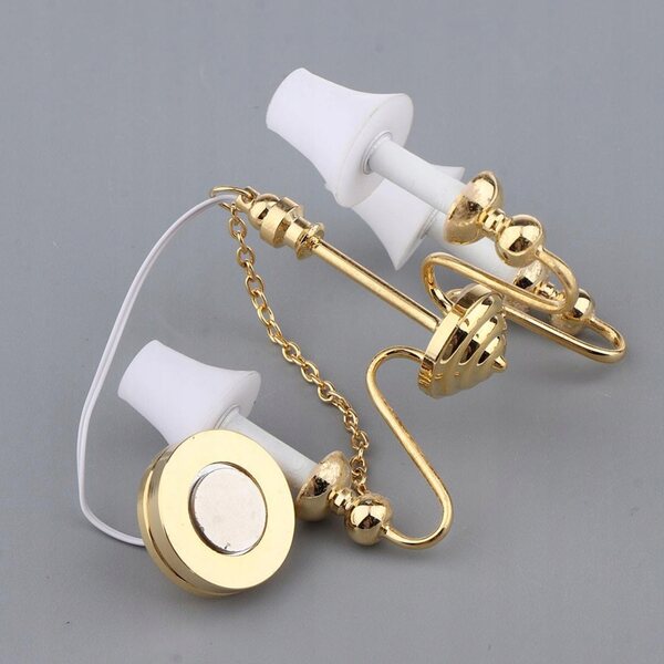 1:12 Miniatur-LED-Deckenlampe mit weißem Lampenschirm für Puppenhäuser