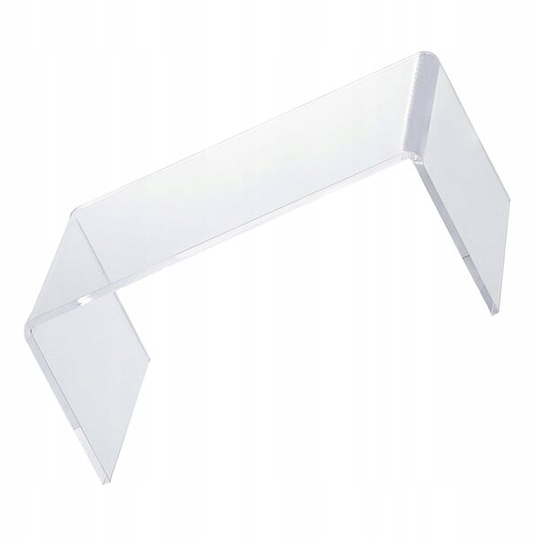 Mini Tavolino da Tè in Plastica Trasparente per Casa delle Bambole 10x5x5 cm