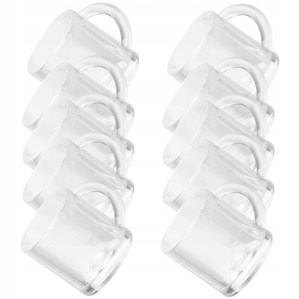 Set 10 Miniature Bicchieri da Birra Realistici in ABS per Casa delle Bambole