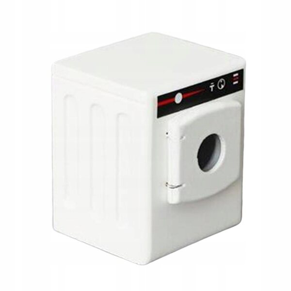 Set Miniature Mobili per Casa delle Bambole 1:12 Cucina Bagno Lavatrice in Legno