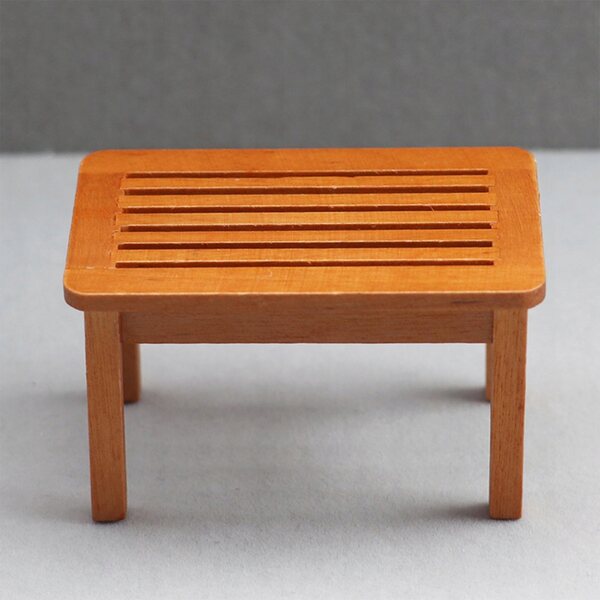 1:12 Teetisch-Miniaturen aus Holz für Puppenhäuser und Lebensszenen