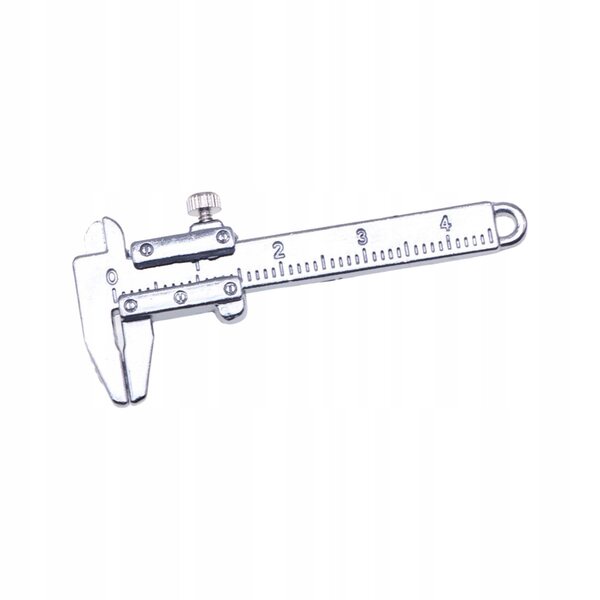 Miniatura Suwmiarka Vernier per Casa delle Bambole 1/6 e 1/12 Argento