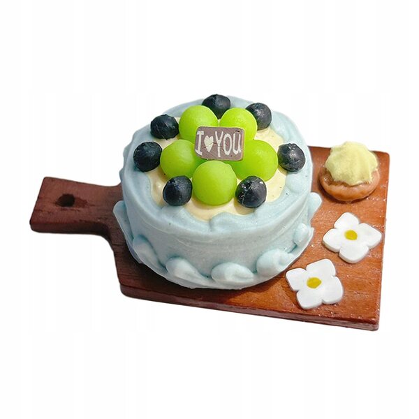 Miniatura torta da collezione per domo delle bambole 1:6 - 1:12 in resina durata lunga