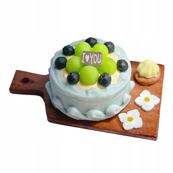 Miniatura torta da collezione per domo delle bambole 1:6 - 1:12 in resina durata lunga