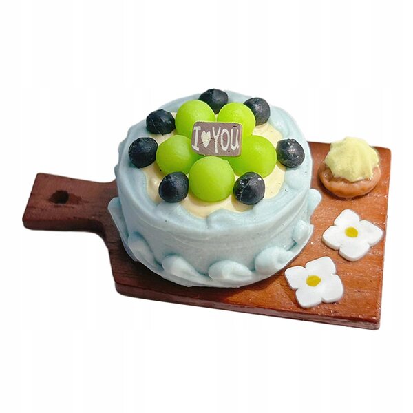 Miniatura torta da collezione per domo delle bambole 1:6 - 1:12 in resina durata lunga