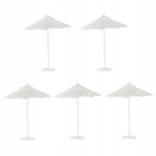 Set 5 Parasoli Modello Scala 1:75 per Diorami e Scenografie in Miniatura