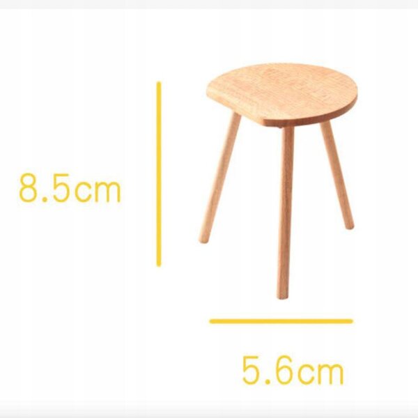 Miniatura tavolo da gioco in legno per casa delle bambole scala 1:12