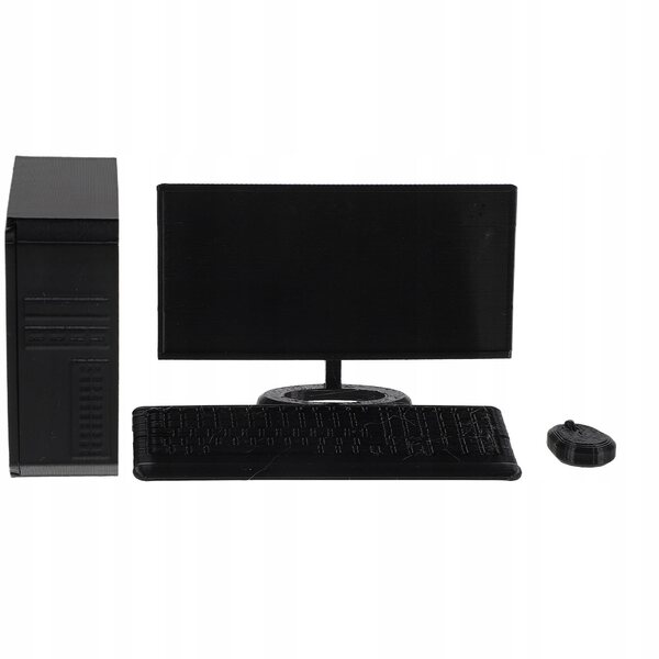 Set di Modelli Miniature Computer per Dollhouse - Accessori Sicuri e Realistici