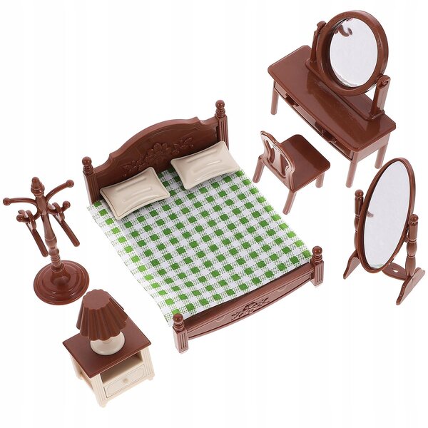 Puppenhaus-Miniaturmöbel-Set – realistische und farbenfrohe Einrichtung
