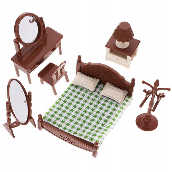 Set Miniature Mobili per Casa delle Bambole - Arredi Realistici e Colorati