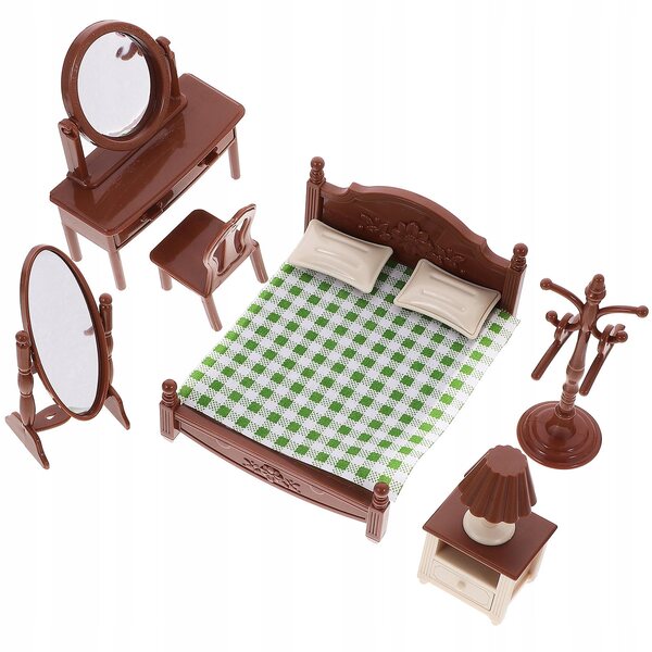 Set Miniature Mobili per Casa delle Bambole - Arredi Realistici e Colorati