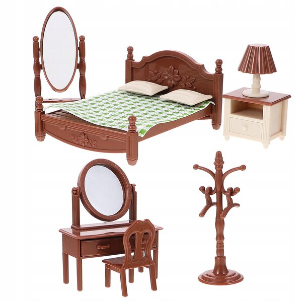 Set Miniature Mobili per Casa delle Bambole - Arredi Realistici e Colorati