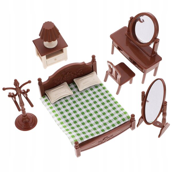 Set Miniature Mobili per Casa delle Bambole - Arredi Realistici e Colorati