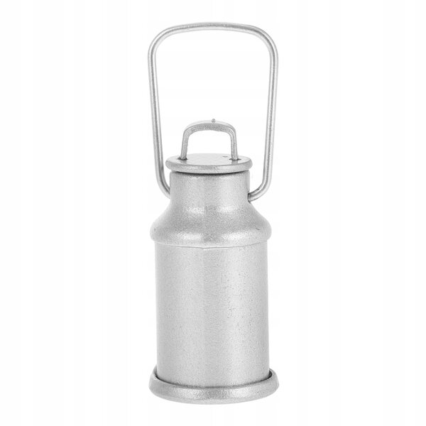 Mini realistisches Milchkännchen aus Metall für Puppenhäuser 4,8x1,6cm