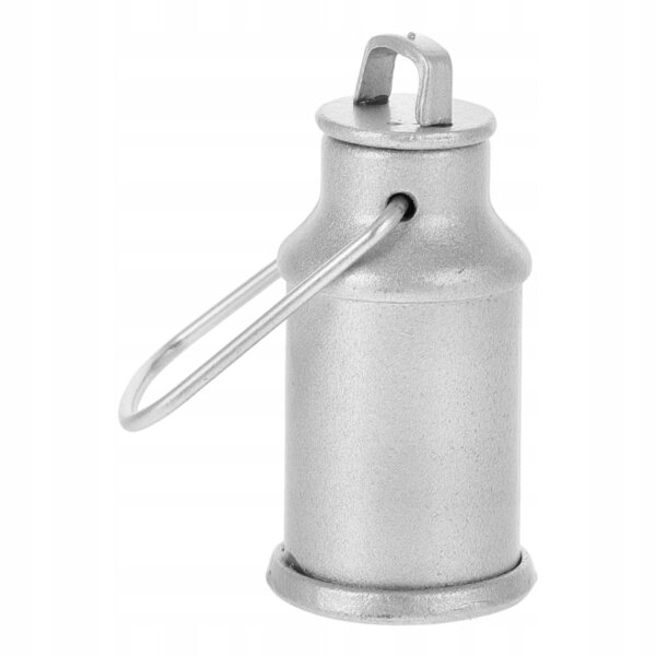 Mini realistisches Milchkännchen aus Metall für Puppenhäuser 4,8x1,6cm