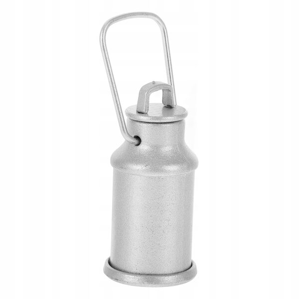 Mini realistisches Milchkännchen aus Metall für Puppenhäuser 4,8x1,6cm