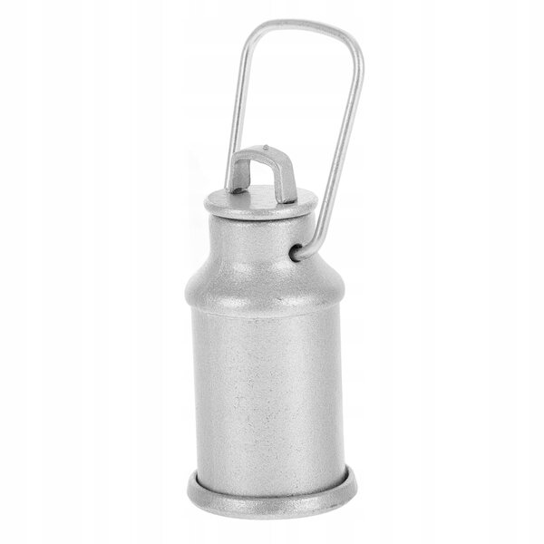 Mini realistisches Milchkännchen aus Metall für Puppenhäuser 4,8x1,6cm