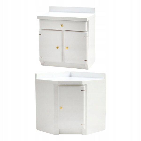 Mini set mobili da cucina in legno per casa delle bambole scala 1:12