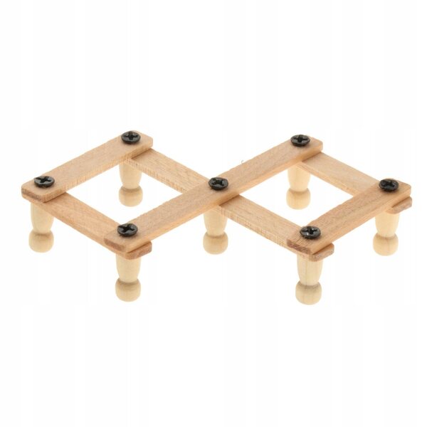 Scaffale a muro in legno per casa delle bambole 1/12 - accessorio decorativo miniatura