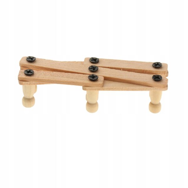 Scaffale a muro in legno per casa delle bambole 1/12 - accessorio decorativo miniatura