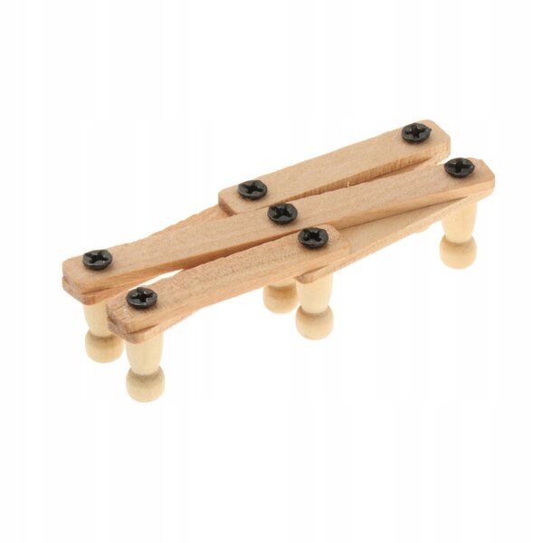 Scaffale a muro in legno per casa delle bambole 1/12 - accessorio decorativo miniatura