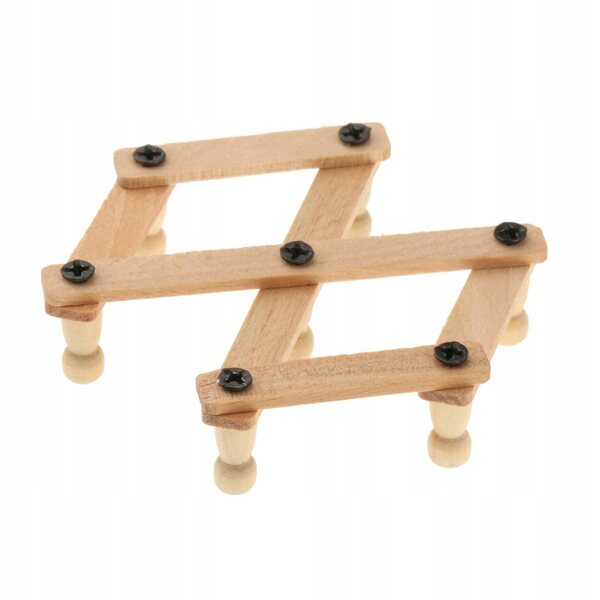 Scaffale a muro in legno per casa delle bambole 1/12 - accessorio decorativo miniatura