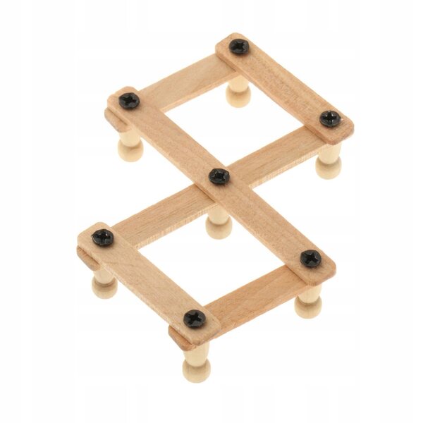 Scaffale a muro in legno per casa delle bambole 1/12 - accessorio decorativo miniatura