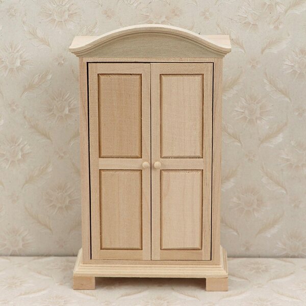 Miniatura armadio in legno per casa delle bambole 1:12 - accessorio arredo giochi