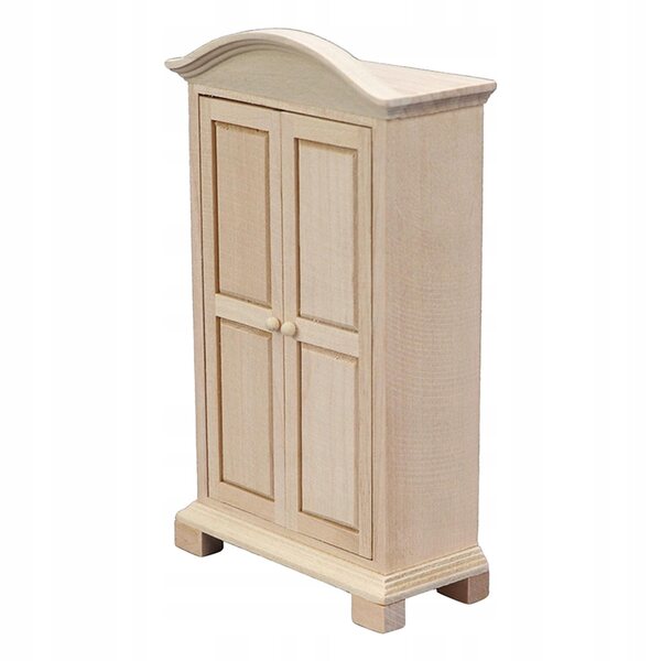 Miniatura armadio in legno per casa delle bambole 1:12 - accessorio arredo giochi
