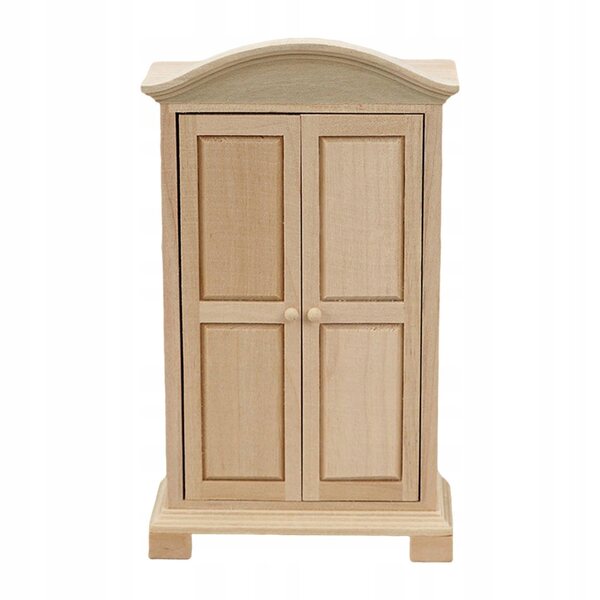 Miniatura armadio in legno per casa delle bambole 1:12 - accessorio arredo giochi