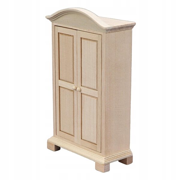Miniatura armadio in legno per casa delle bambole 1:12 - accessorio arredo giochi