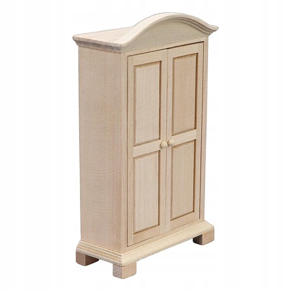 Miniatura armadio in legno per casa delle bambole 1:12 - accessorio arredo giochi
